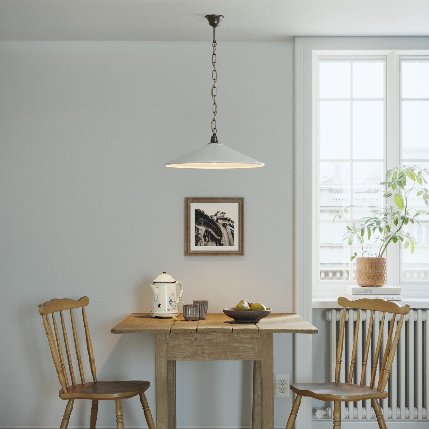 Genovese iron chain for chandeliers and suspensions - Length 50 cm