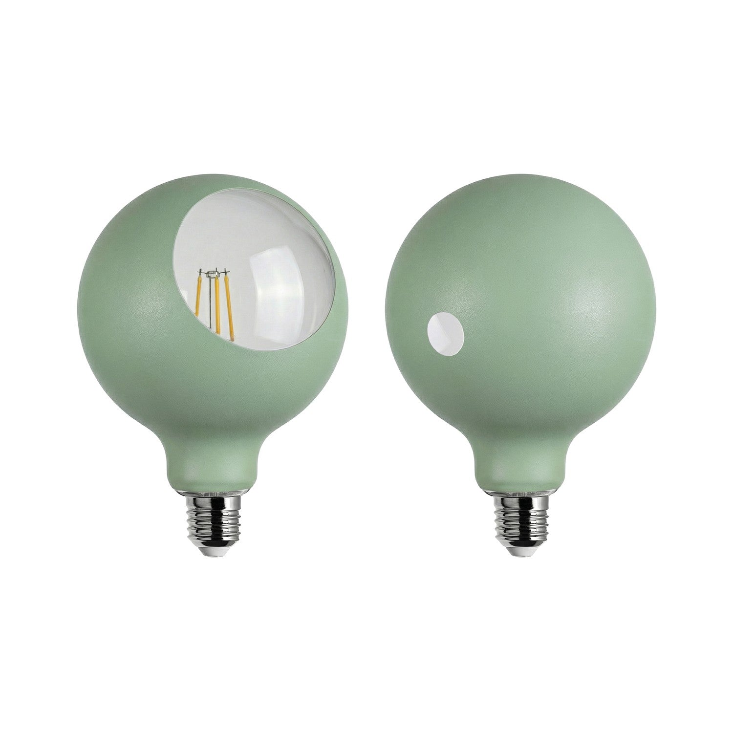 Camo LED G125 Light bulb 4.8W 806Lm E27 2700K Dimmable - Green