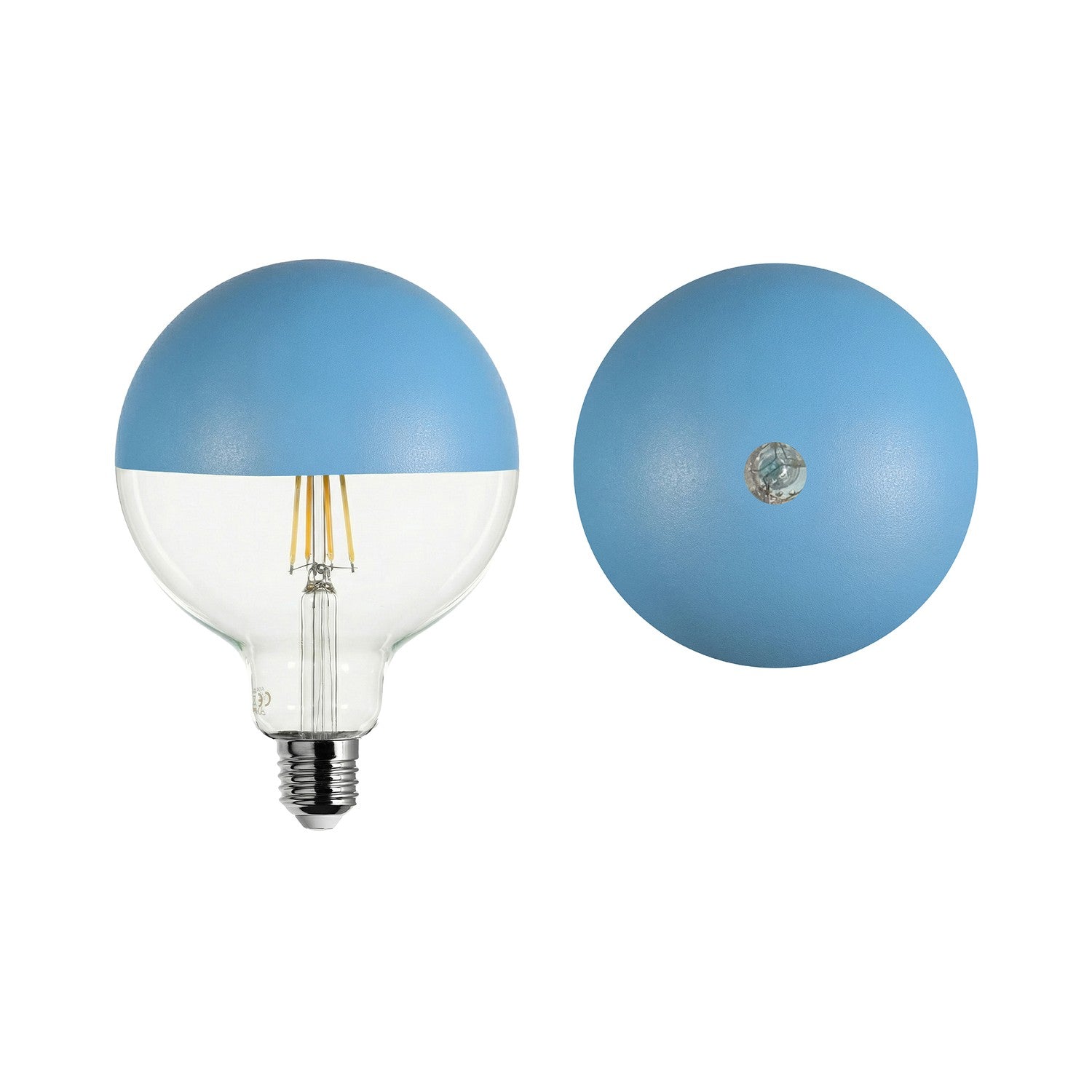 LED Light bulb Maria G125 4.8W 806Lm E27 2700K Dimmable - Blue