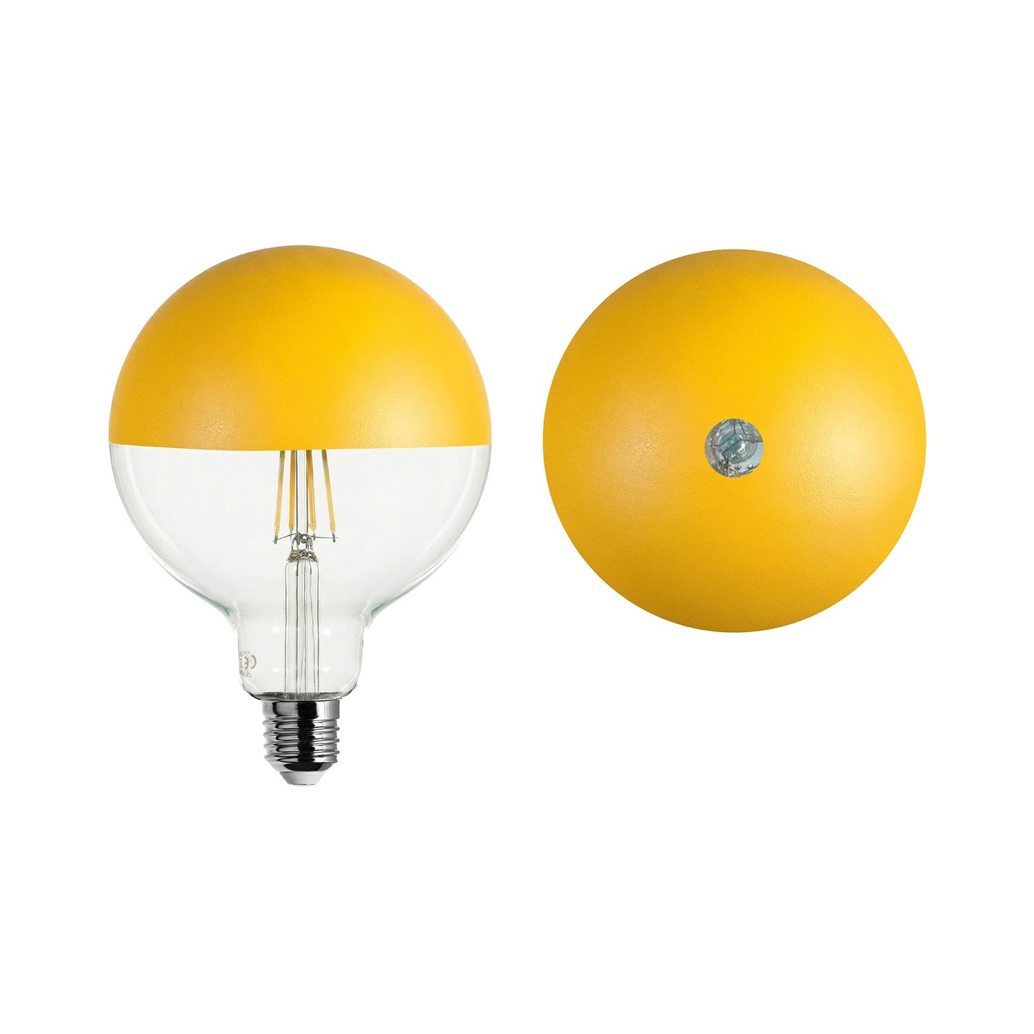 Maria LED light bulb G125 4.8W 806Lm E27 2700K Dimmable - Yellow