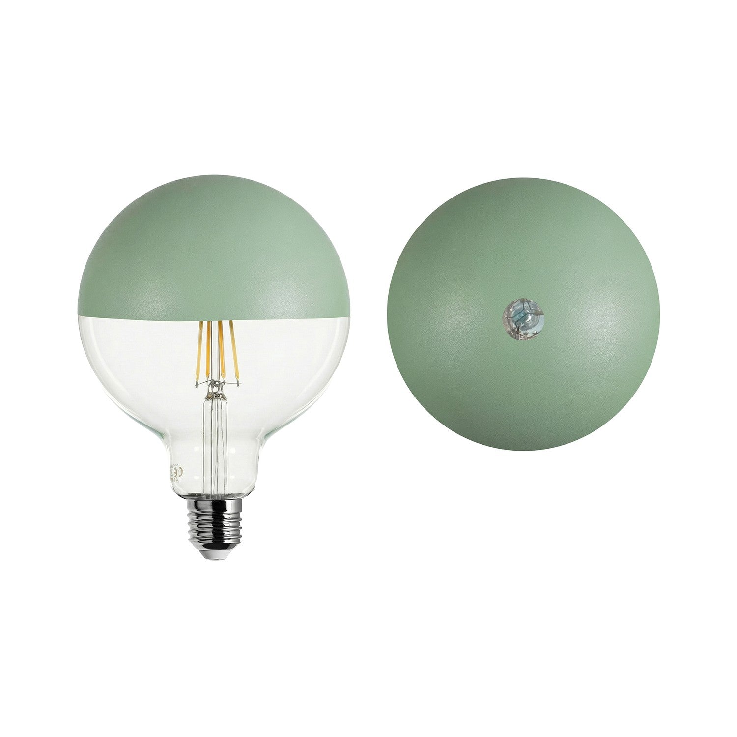 Maria LED light bulb G125 4.8W 806Lm E27 2700K Dimmable - Green