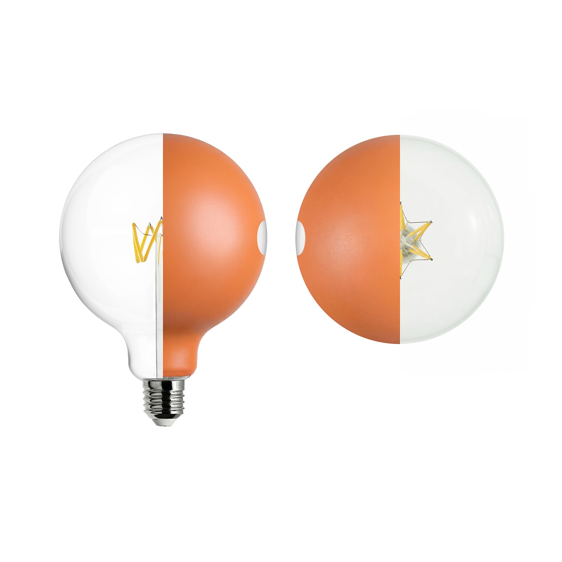Lampadina LED Talia G125 4,8W 806Lm E27 2700K Dimmerabile - Arancione