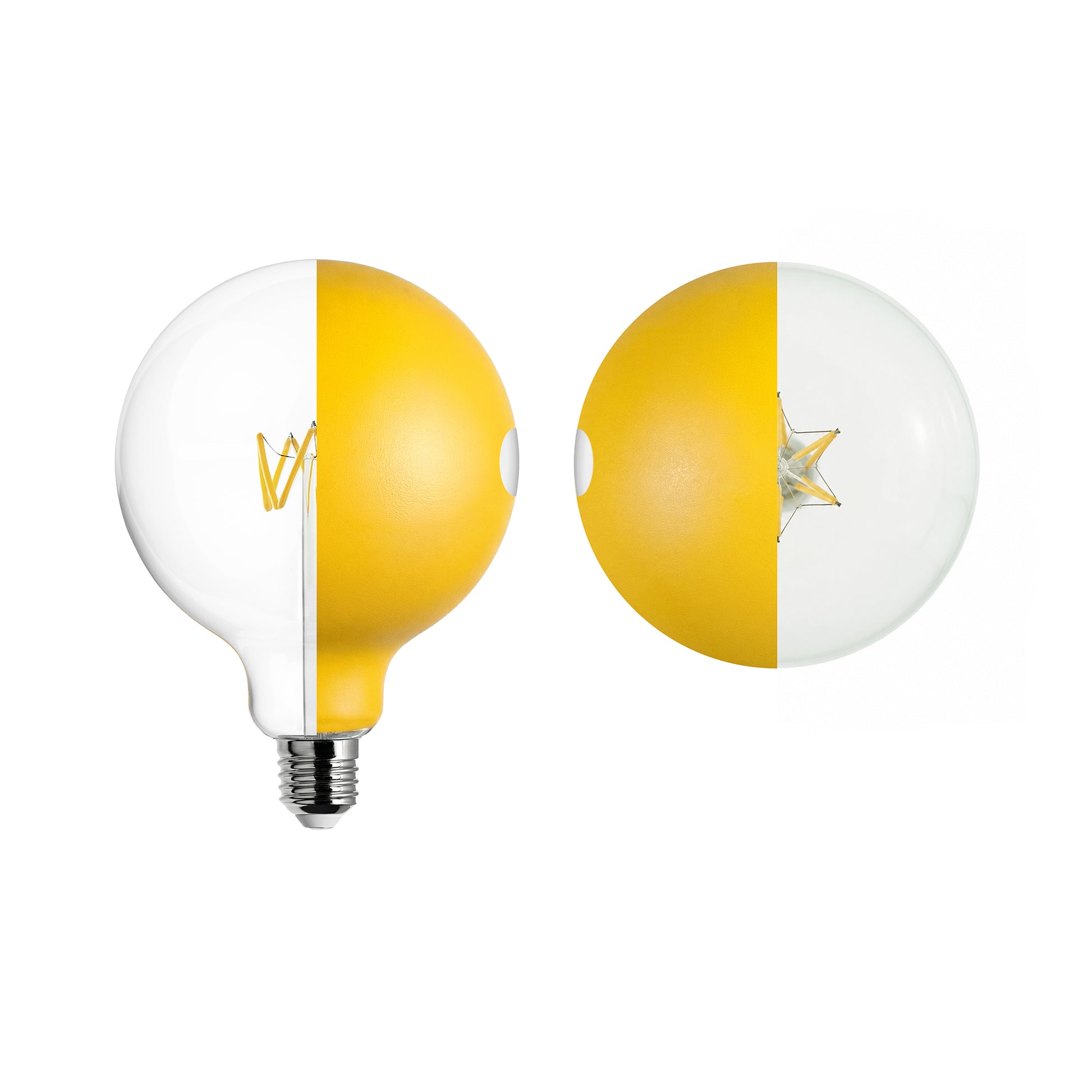 Lampadina LED Talia G125 4,8W 806Lm E27 2700K Dimmerabile - Giallo