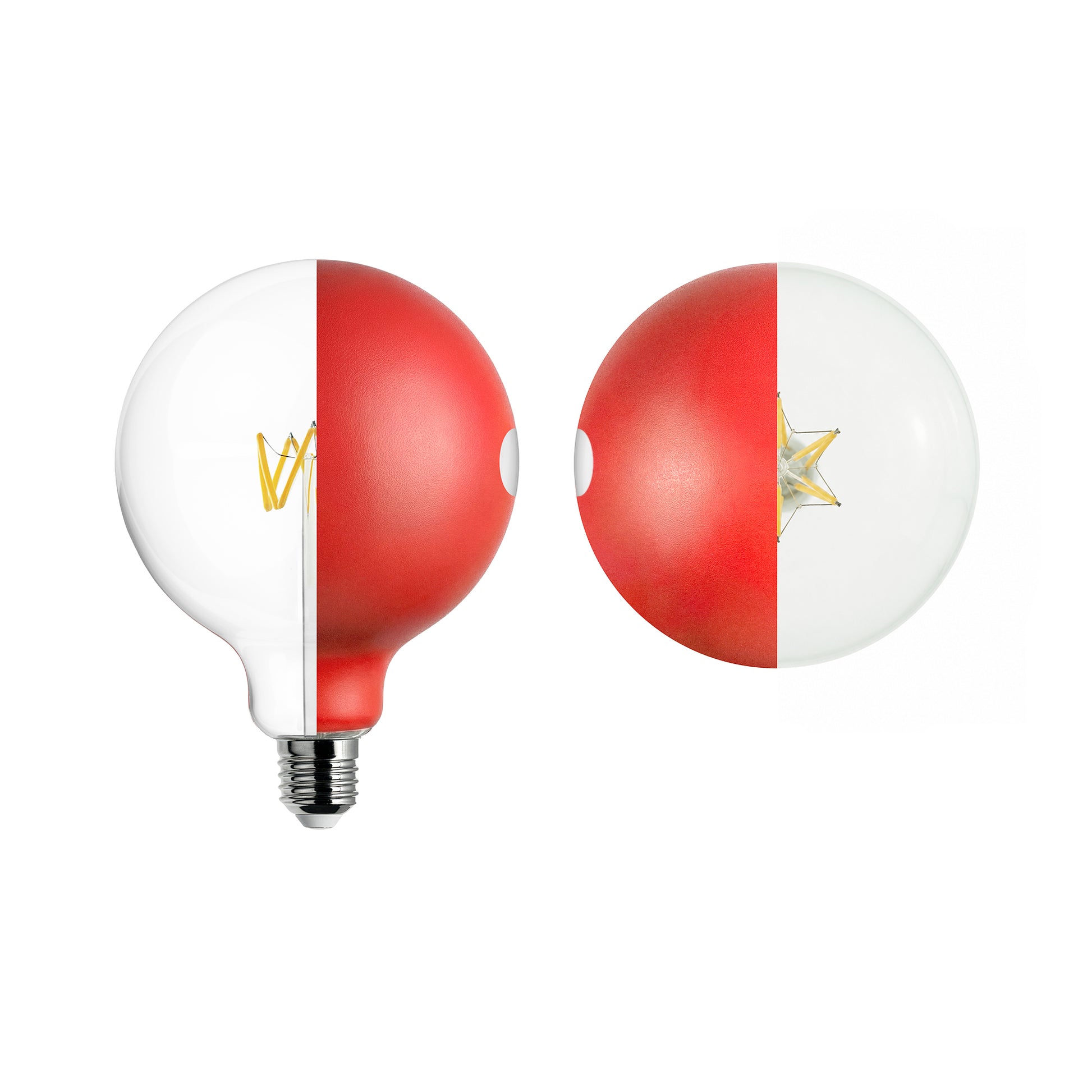 Lampadina LED Talia G125 4,8W 806Lm E27 2700K Dimmerabile - Rosso