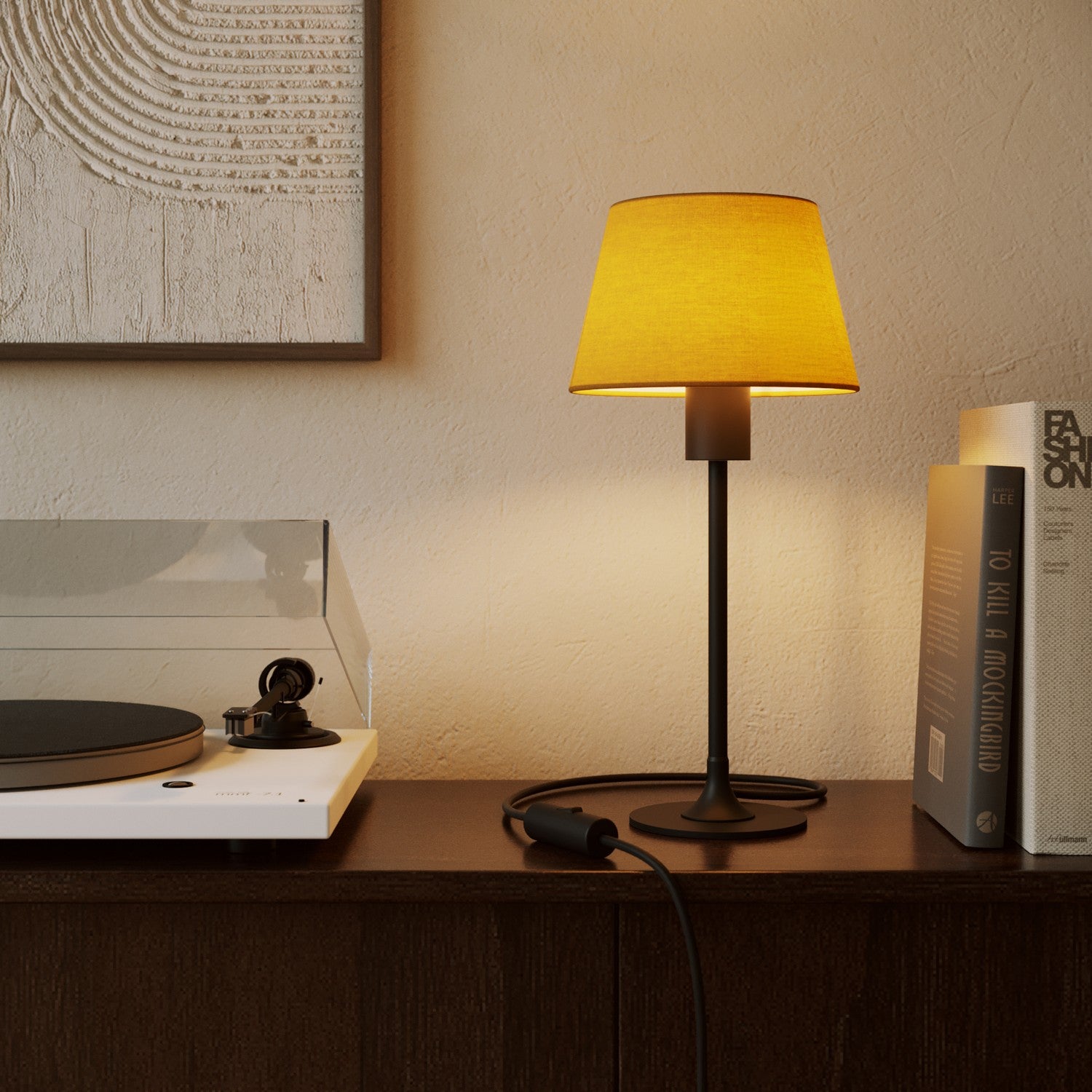 Paralume Impero S con attacco E27 per lampada da tavolo o applique - Made in Italy - Arenal Oro