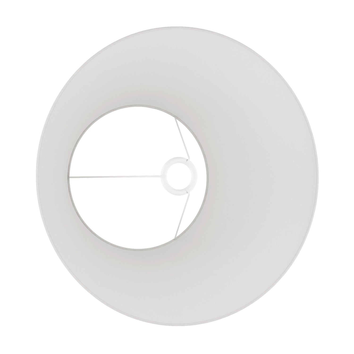 Paralume Impero L per lampada da tavolo o applique con attacco E27 - Made in Italy - Lino Crudo