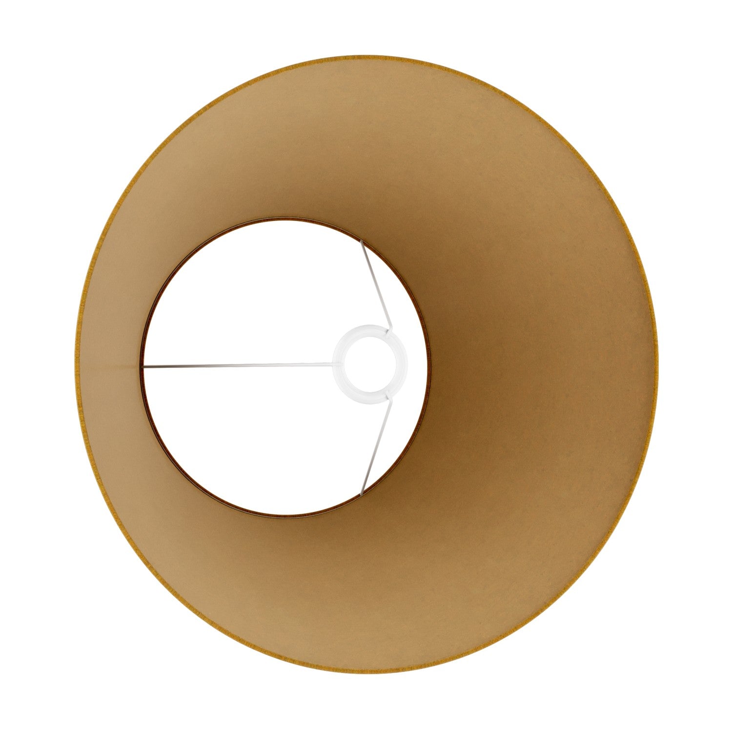 Paralume Impero L per lampada da tavolo o applique con attacco E27 - Made in Italy - Lana Senape