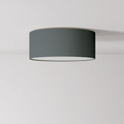 Plafoniera in tessuto Small - Made in Italy - Teletta Grigio Scuro