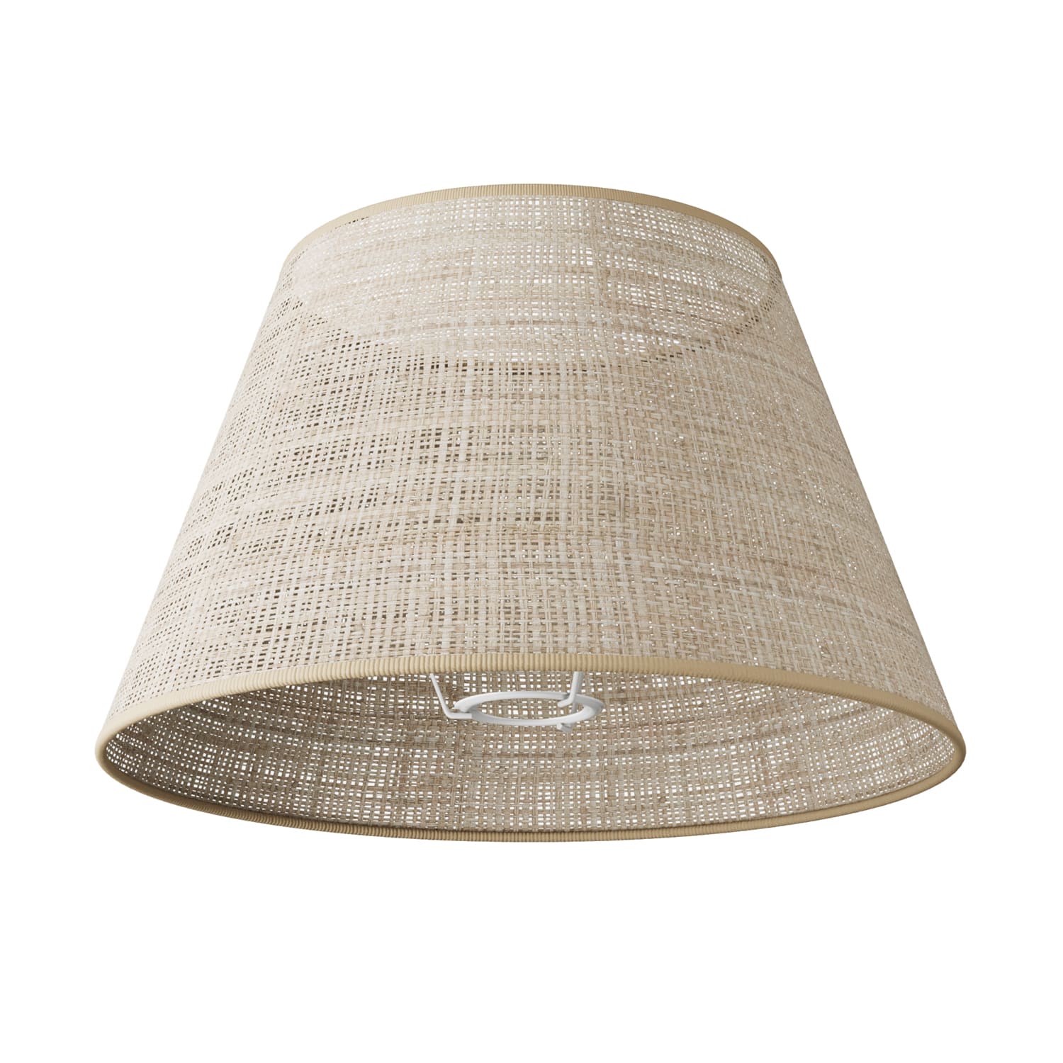 Lampada da terra MAG-Y con base metallica tonda, paralume Impero M e spina UK - Bronzo satinato