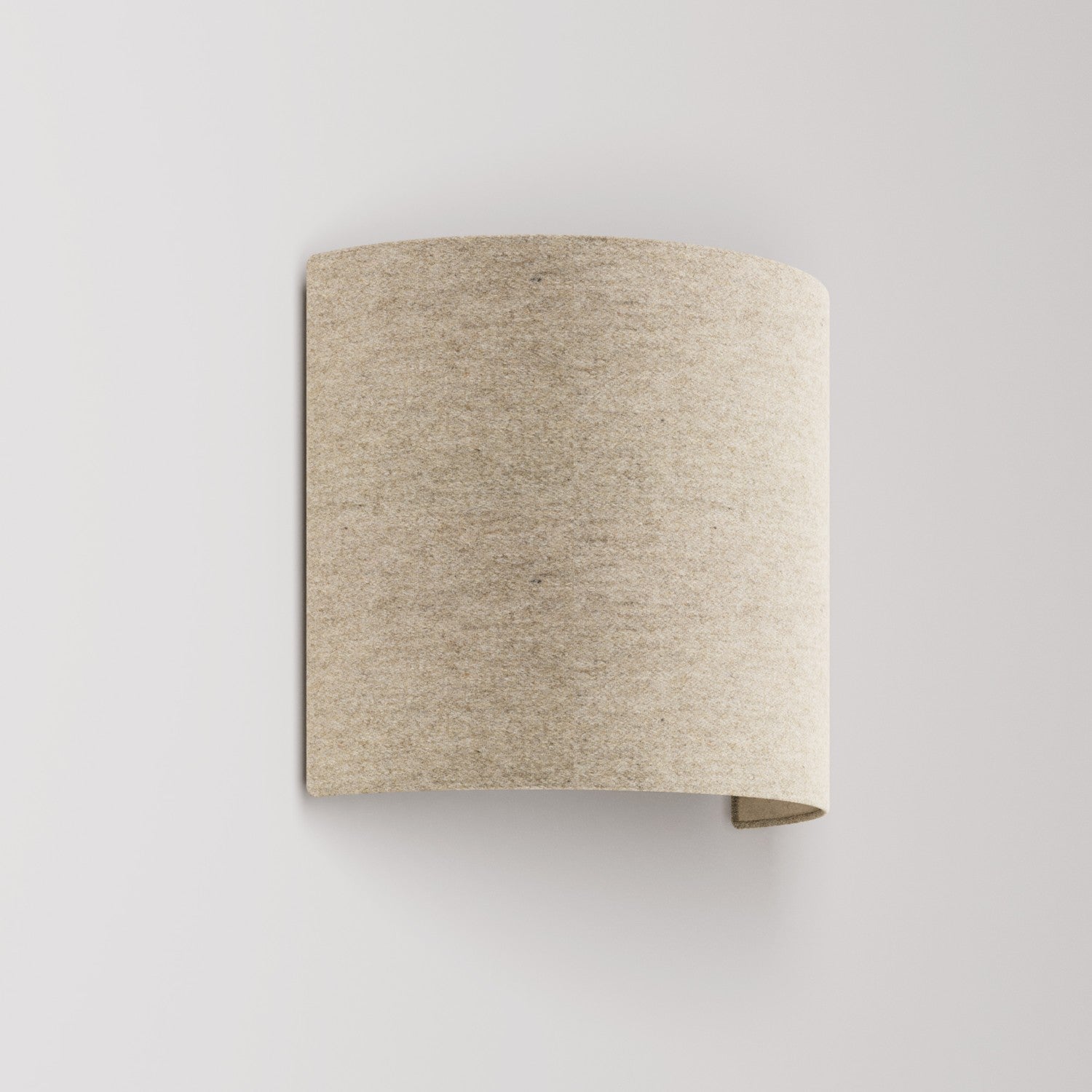 Applique Ventola con paralume in tessuto - Made in Italy - Lana Beige