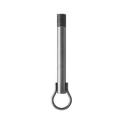 Asta filettata con gancio saldato per lampadari a catena - Lunghezza 85 mm (M10x1)