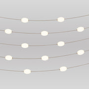 Catena luminosa 12 punti luce da esterno IP67 Desert Brown con spina UK - Marina12