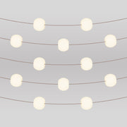 Catena luminosa 12 punti luce da esterno IP67 Desert Brown con spina UK - Marina12 Cherry