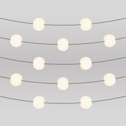 Catena luminosa 12 punti luce da esterno IP67 Verde Oliva con spina UK - Marina12 Cherry