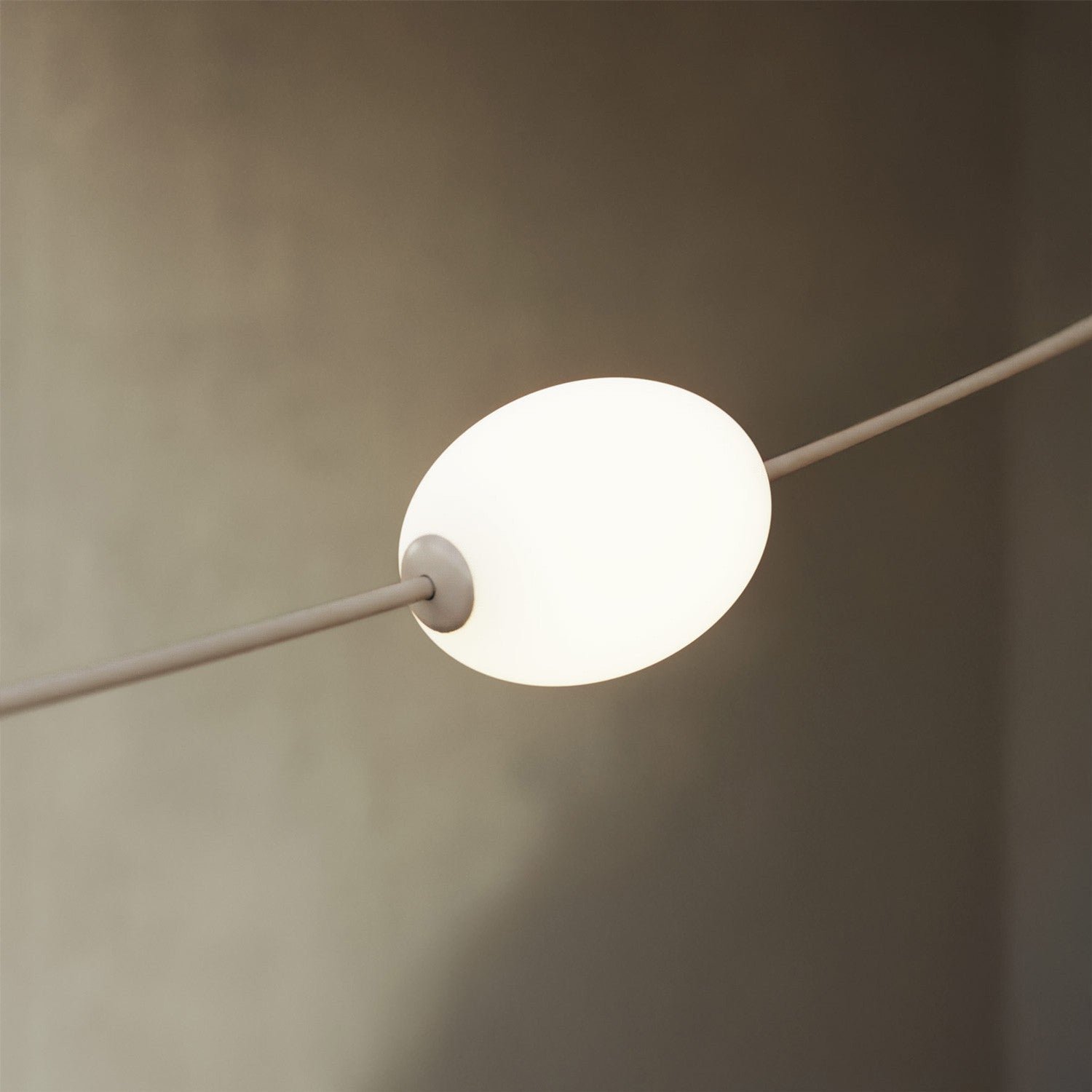 Catena luminosa 3 punti luce da esterno IP67 Desert Brown con spina UK - Marina3