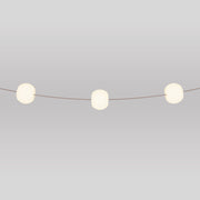 Catena luminosa 3 punti luce da esterno IP67 Desert Brown con spina UK - Marina3 Cherry