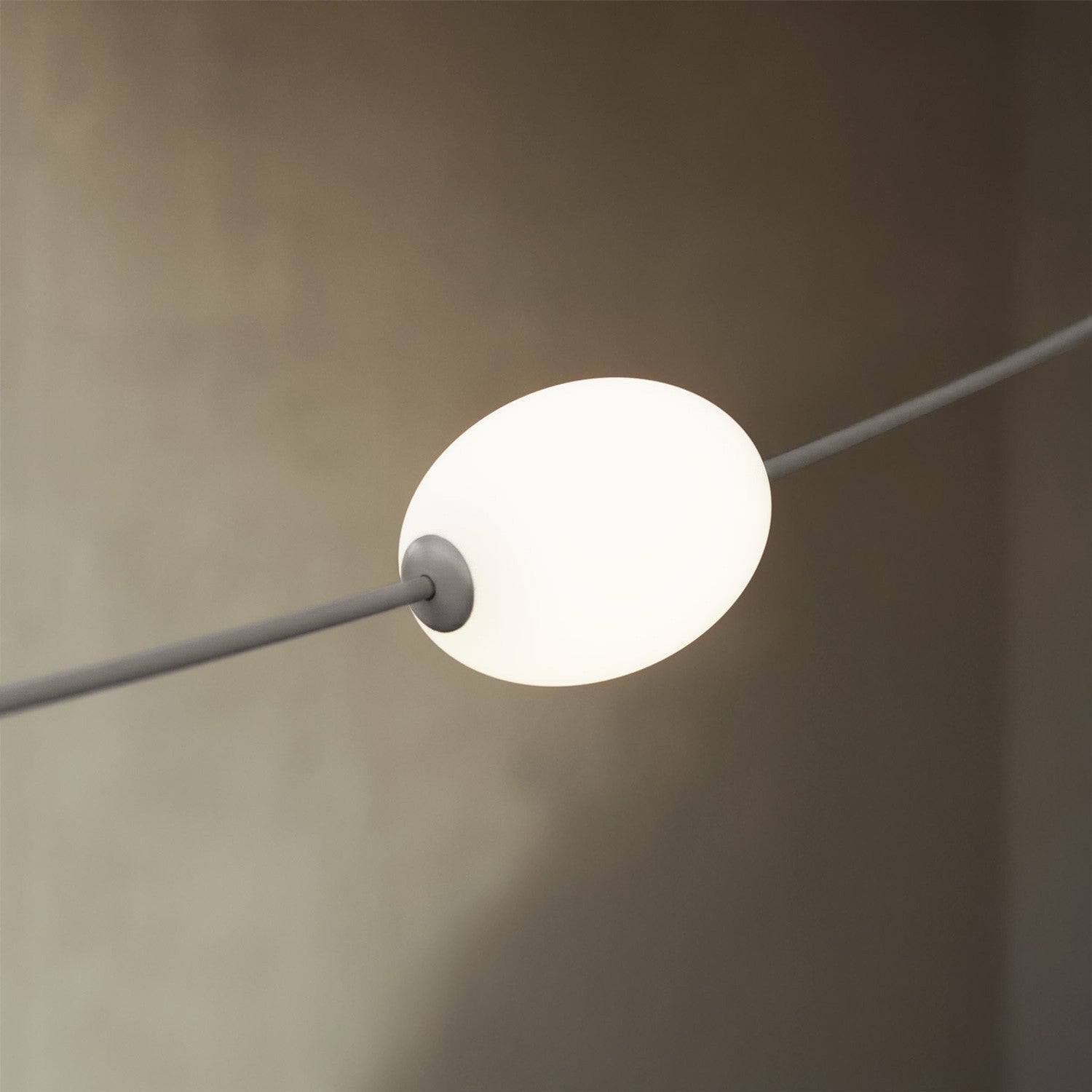 Catena luminosa 3 punti luce da esterno IP67 Grigio con spina UK - Marina3