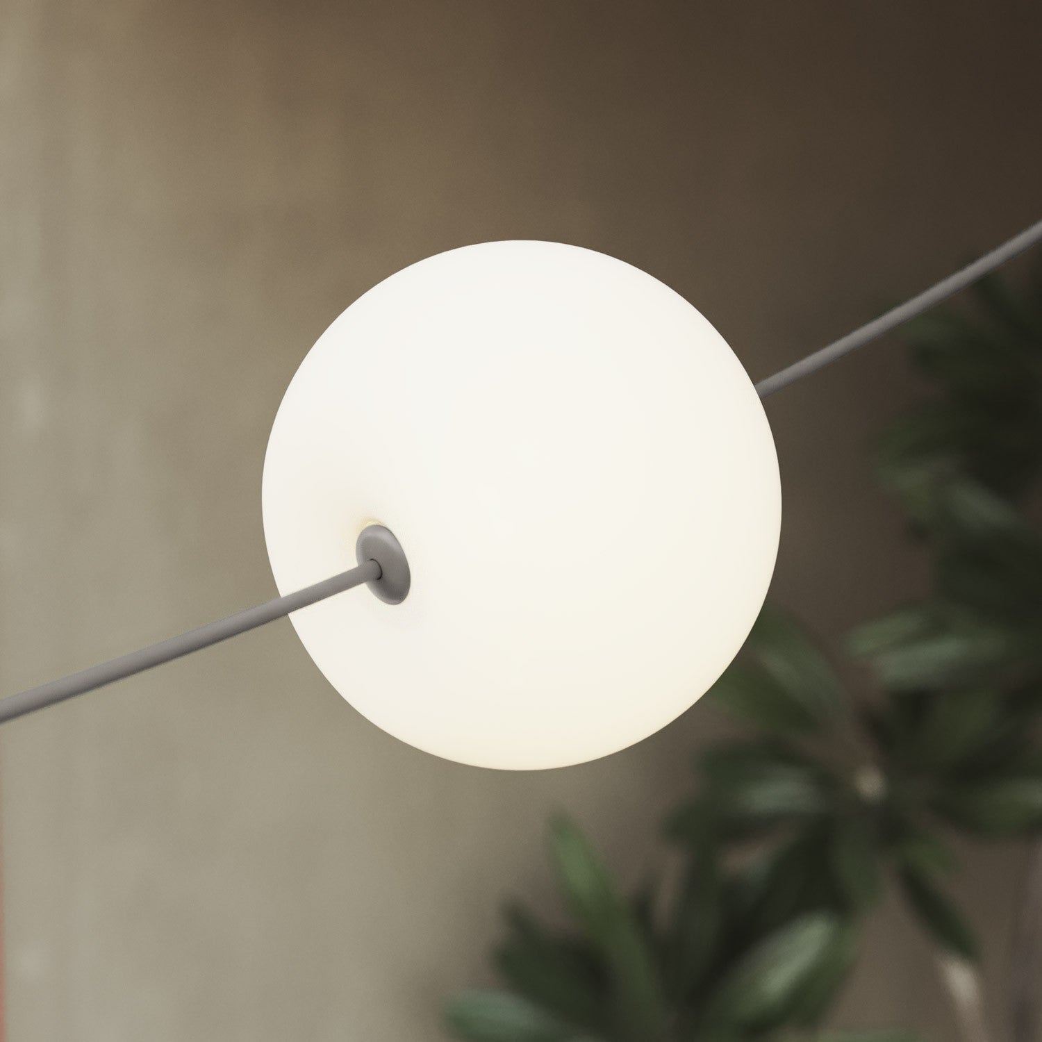 Catena luminosa 3 punti luce da esterno IP67 Grigio con spina UK - Marina3 Cherry