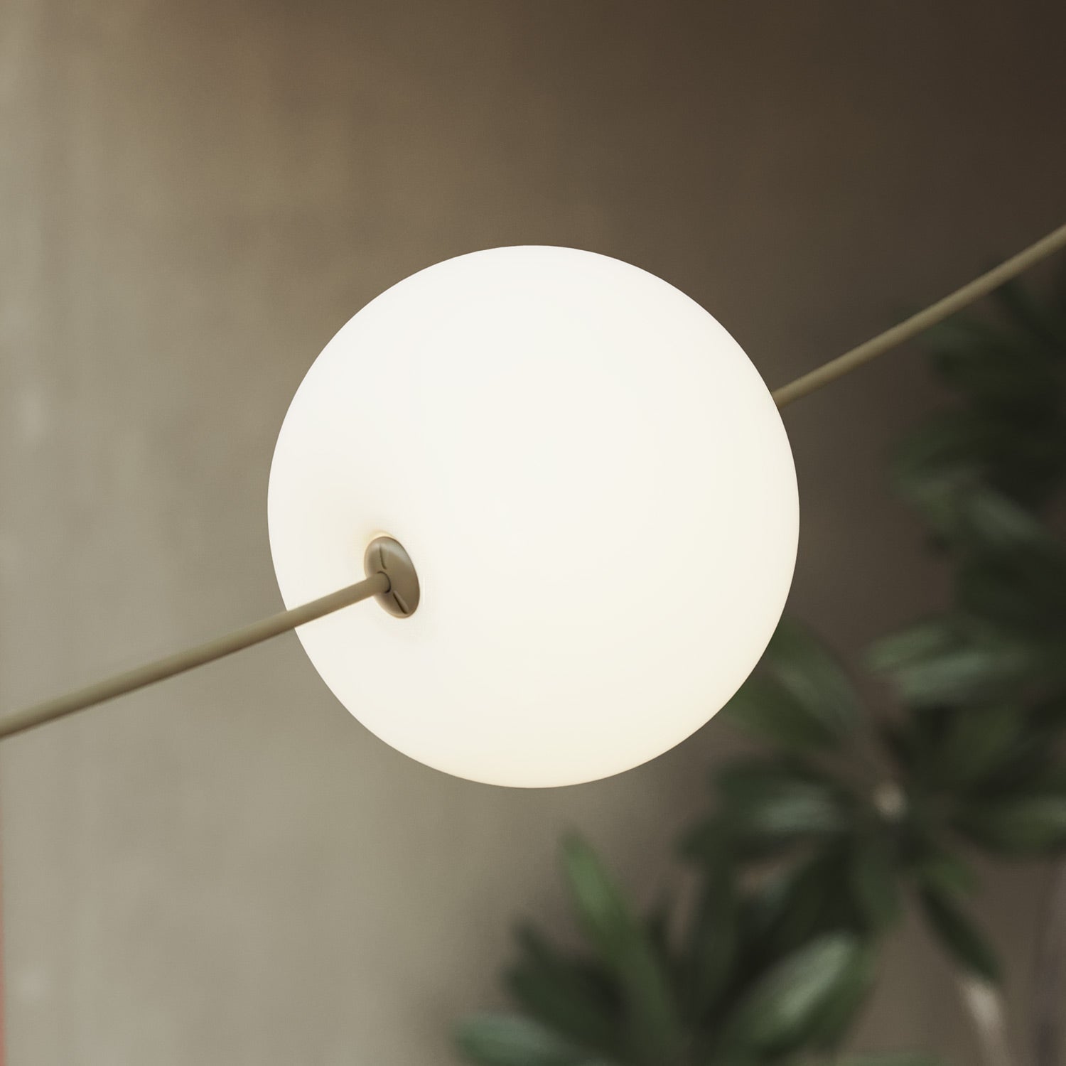 Catena luminosa 4 punti luce da esterno IP67 Verde Oliva con spina UK - Marina4 Cherry 70 cm