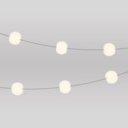 Catena luminosa 6 punti luce da esterno IP67 Grigio con spina UK - Marina6 Cherry