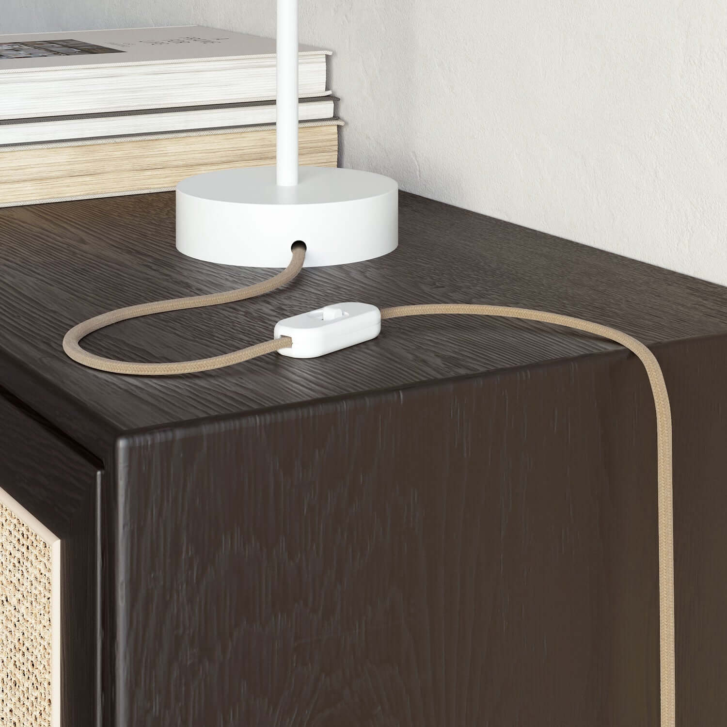 Cavo piatto ricoperto in Juta Naturale - PN06