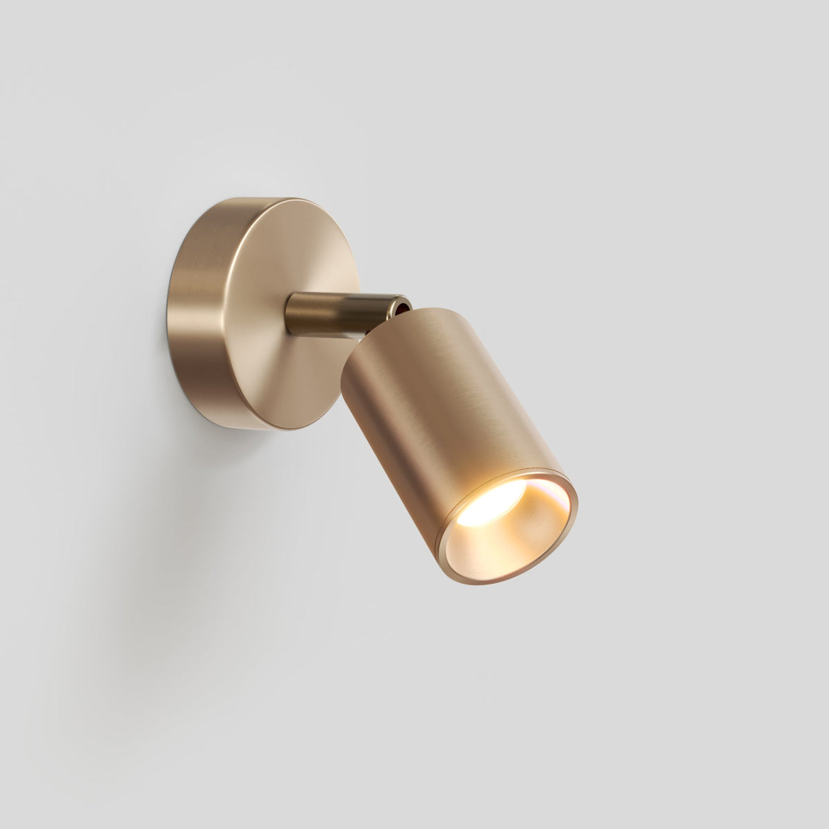 Faretto GU10 orientabile da parete o soffitto Bispot - Bronzo satinato Si No