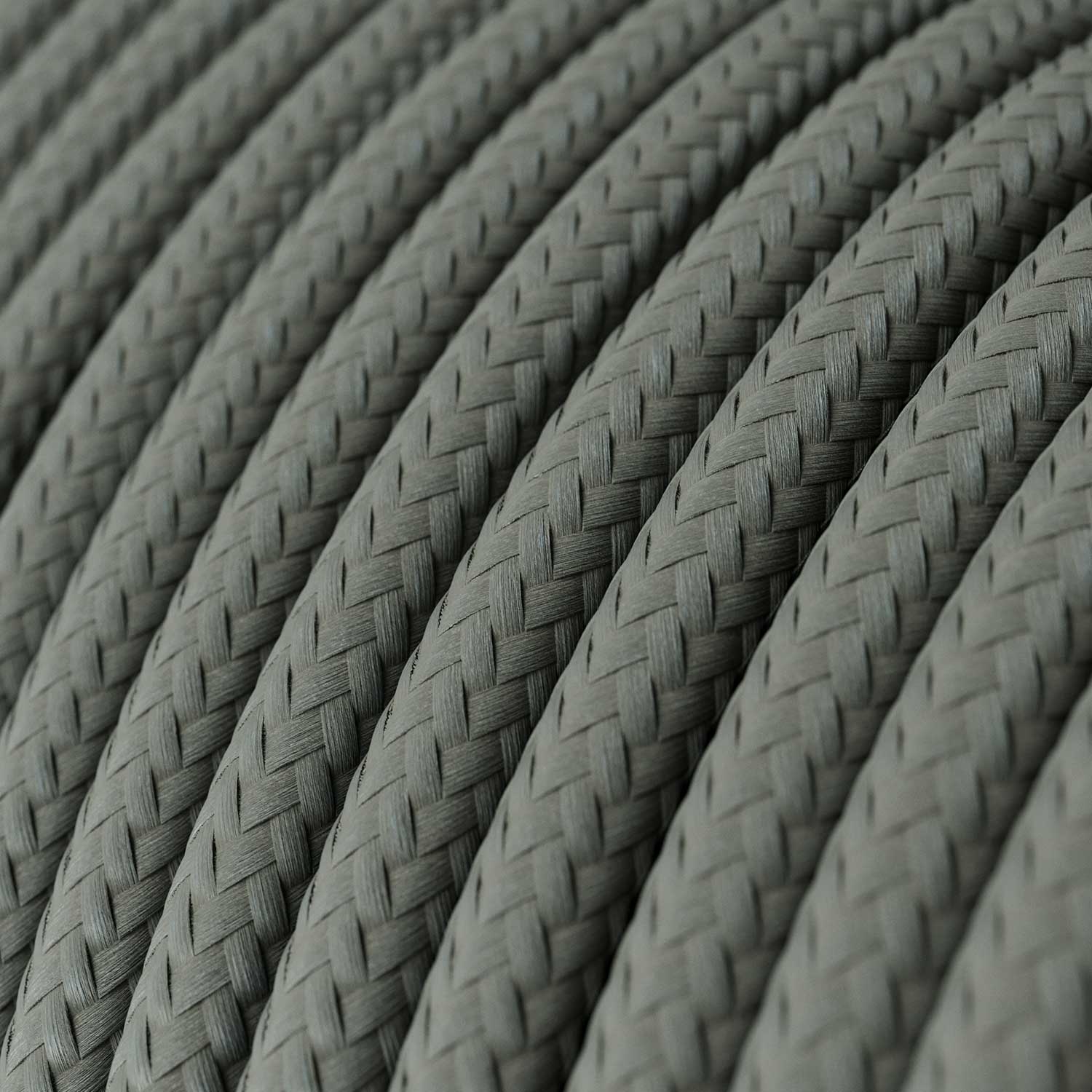 Filo elettrico ricoperto Grigio Fumé - L'Originale Creative Cables, ideale per progetti di illuminazione creativi - RM03