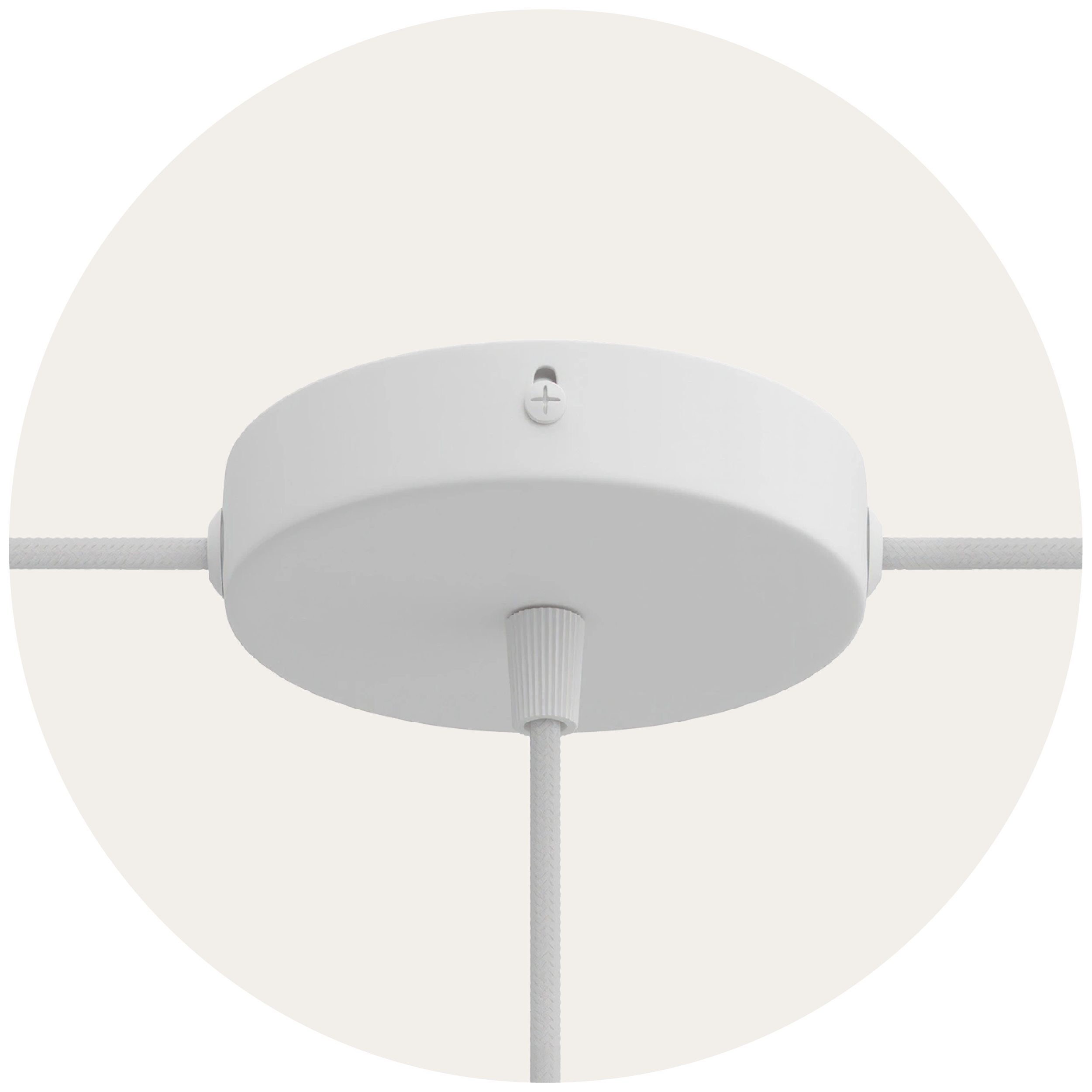 Ceiling roses with side holes