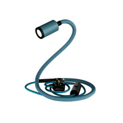 GU1d-one Pastel Lampada snodabile senza base con mini faretto LED e spina UK - Petrolio