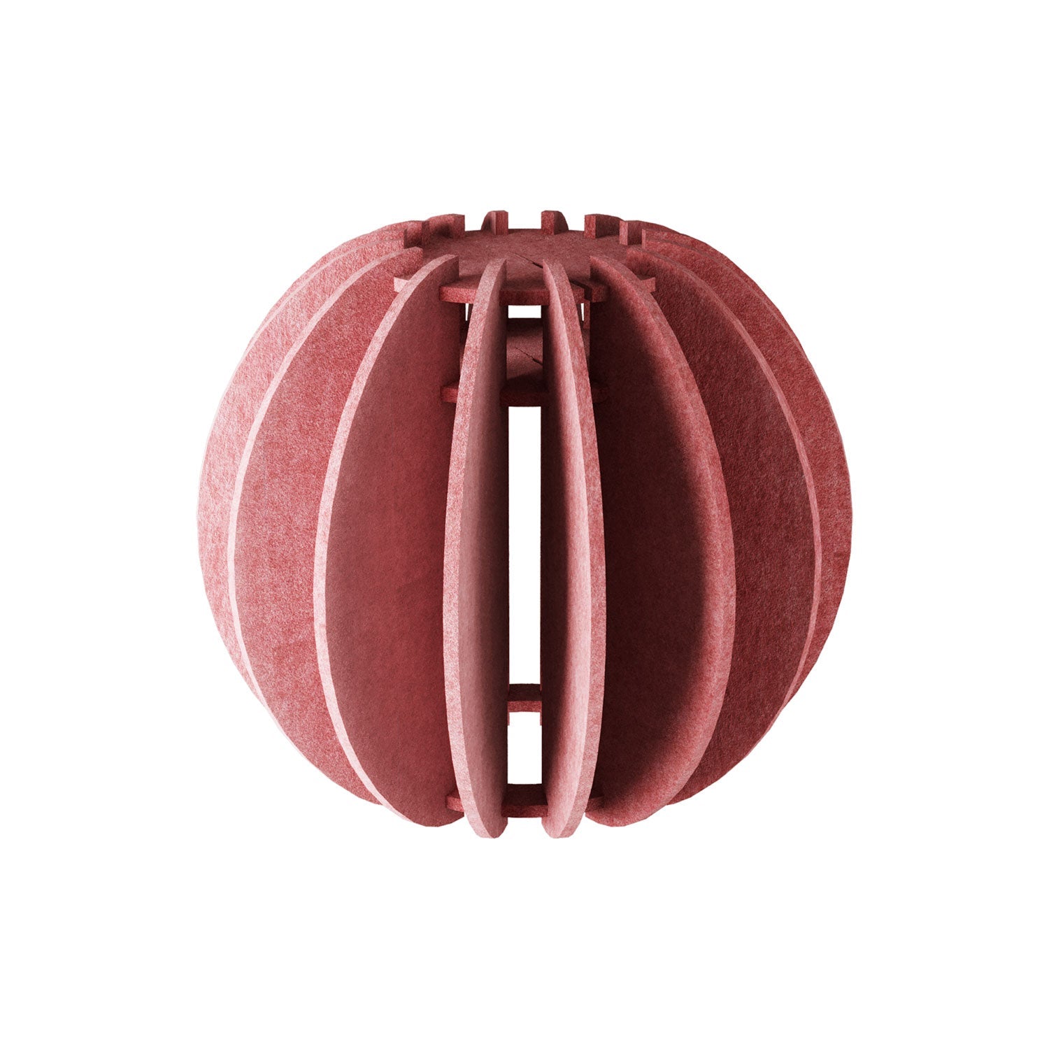 Lampada a sospensione con paralume ellittico LAMPSHHADE in materiale fonoassorbente - Rosa melange