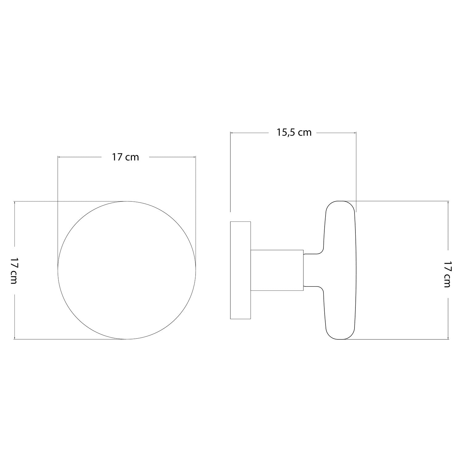 Lampada Fermaluce in legno con lampadina Dash - Bianco
