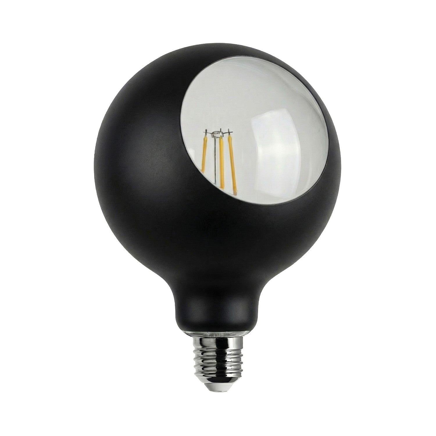 Lampadina LED Camo G125 4,8W 806Lm E27 2700K Dimmerabile - Nero