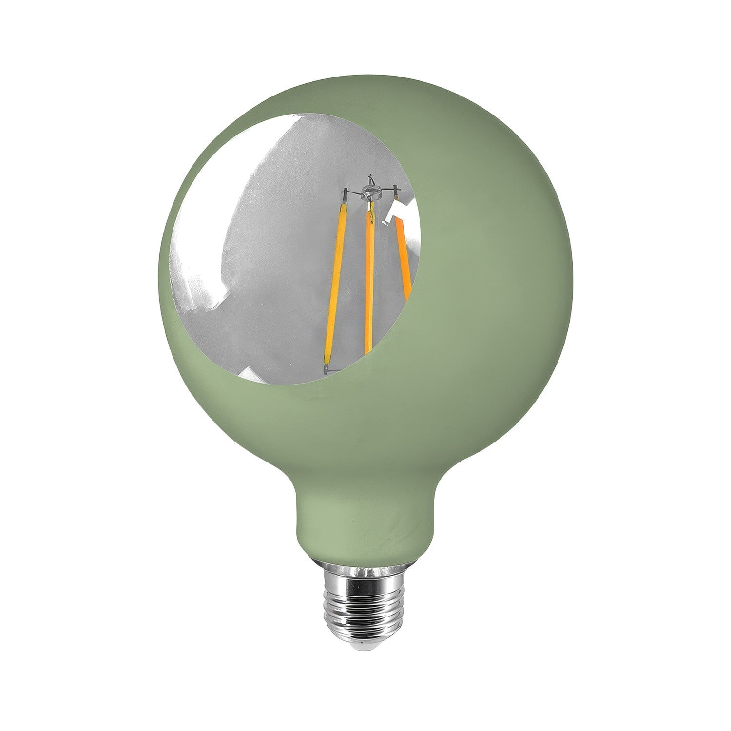 Lampadina LED Camo G125 4,8W 806Lm E27 2700K Dimmerabile - Verde
