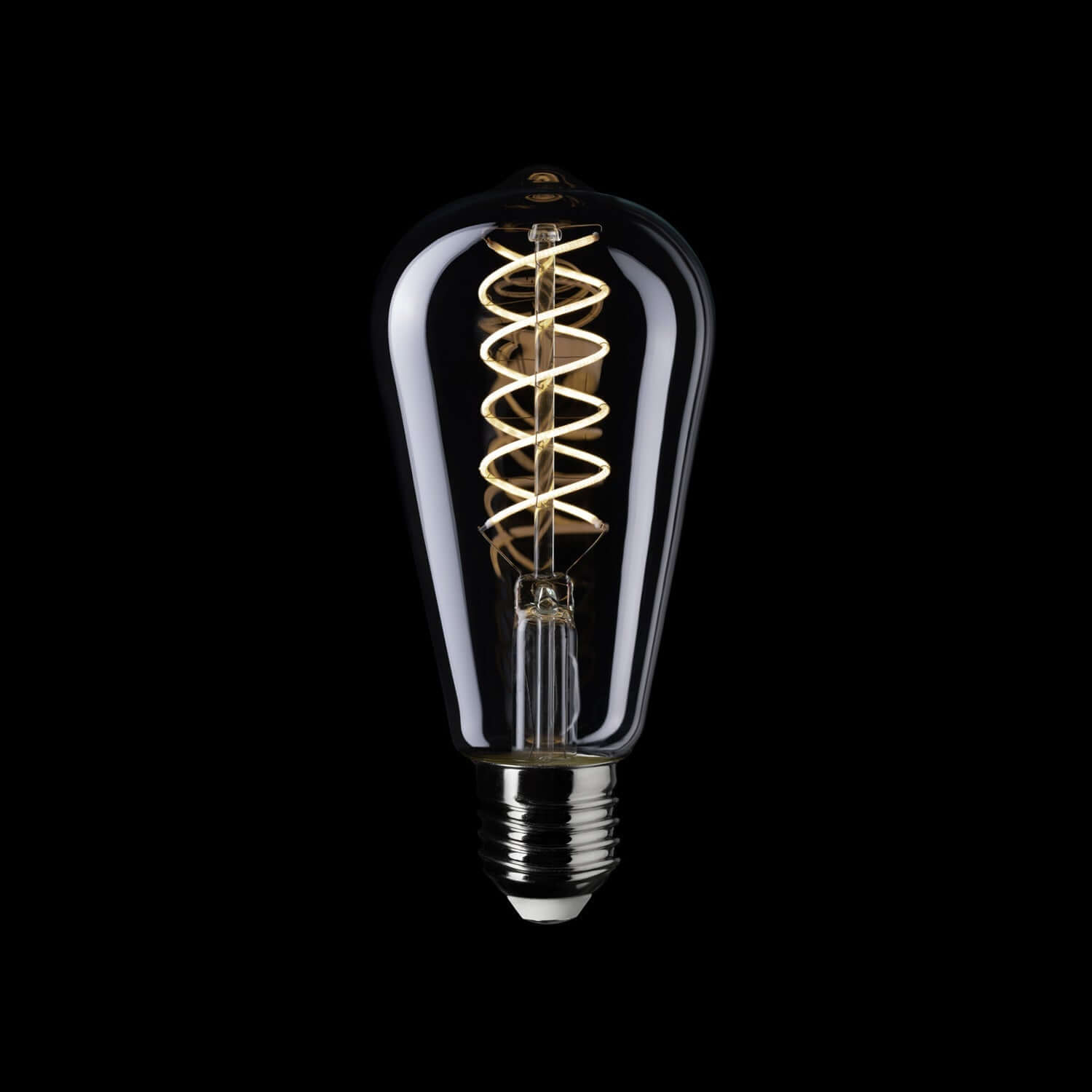 Lampadina LED Filamento Bianco Edison ST64 5,9W 500Lm E27 2700K Dimmerabile - W02