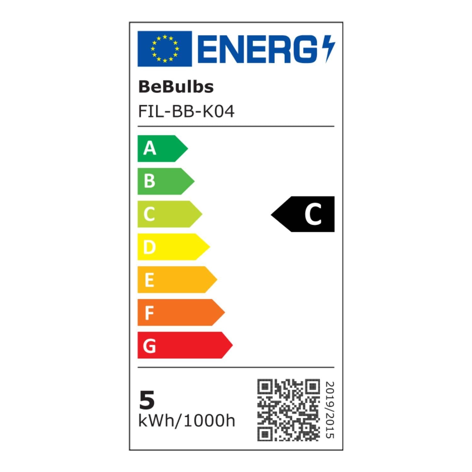 Lampadina LED Maria G125 4,8W 806Lm E27 2700K Dimmerabile - Grigio