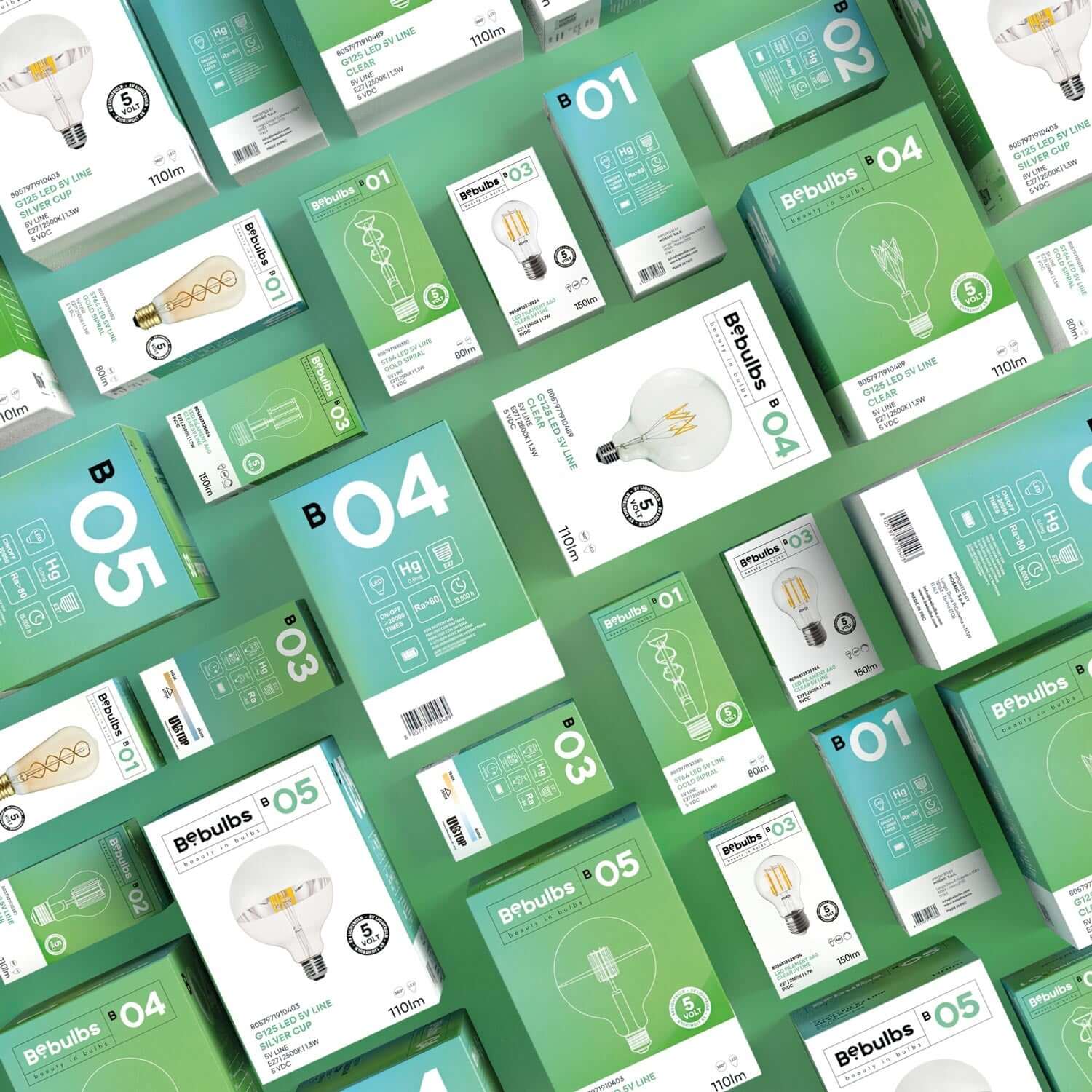 Lampadina LED Trasparente Linea 5V filamento verticale Goccia A60 1,7W 150Lm E27 2500K Dimmerabile - B03