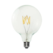 Lampadina LED trasparente B04 Linea 5V Filamento corto Globo G125 1,3W E27 Dimmerabile 2500K