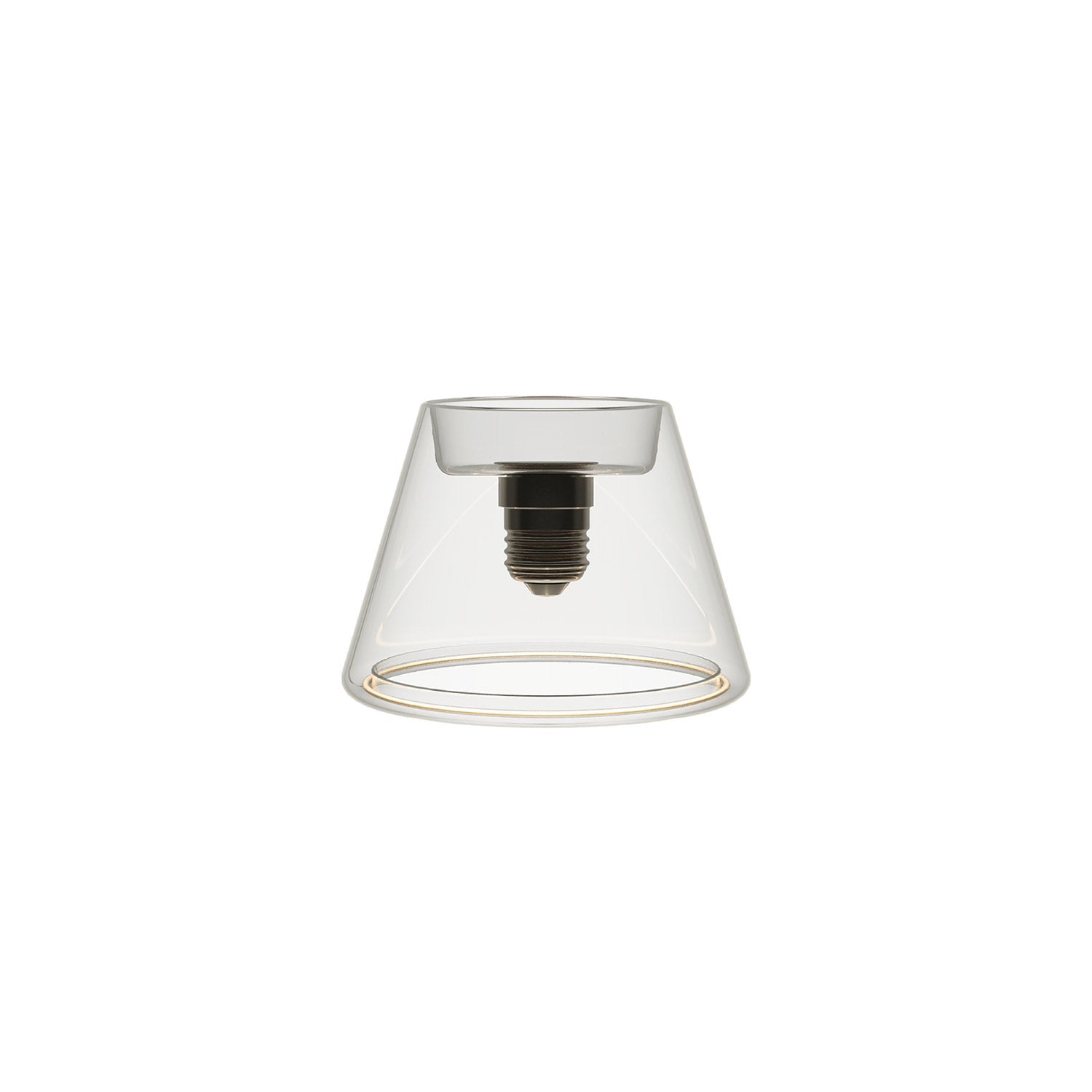 Lampadina LED Trasparente Ghost Line CRI 90 Mini Cone 6W 500Lm E27 2200K Dimmerabile - G07