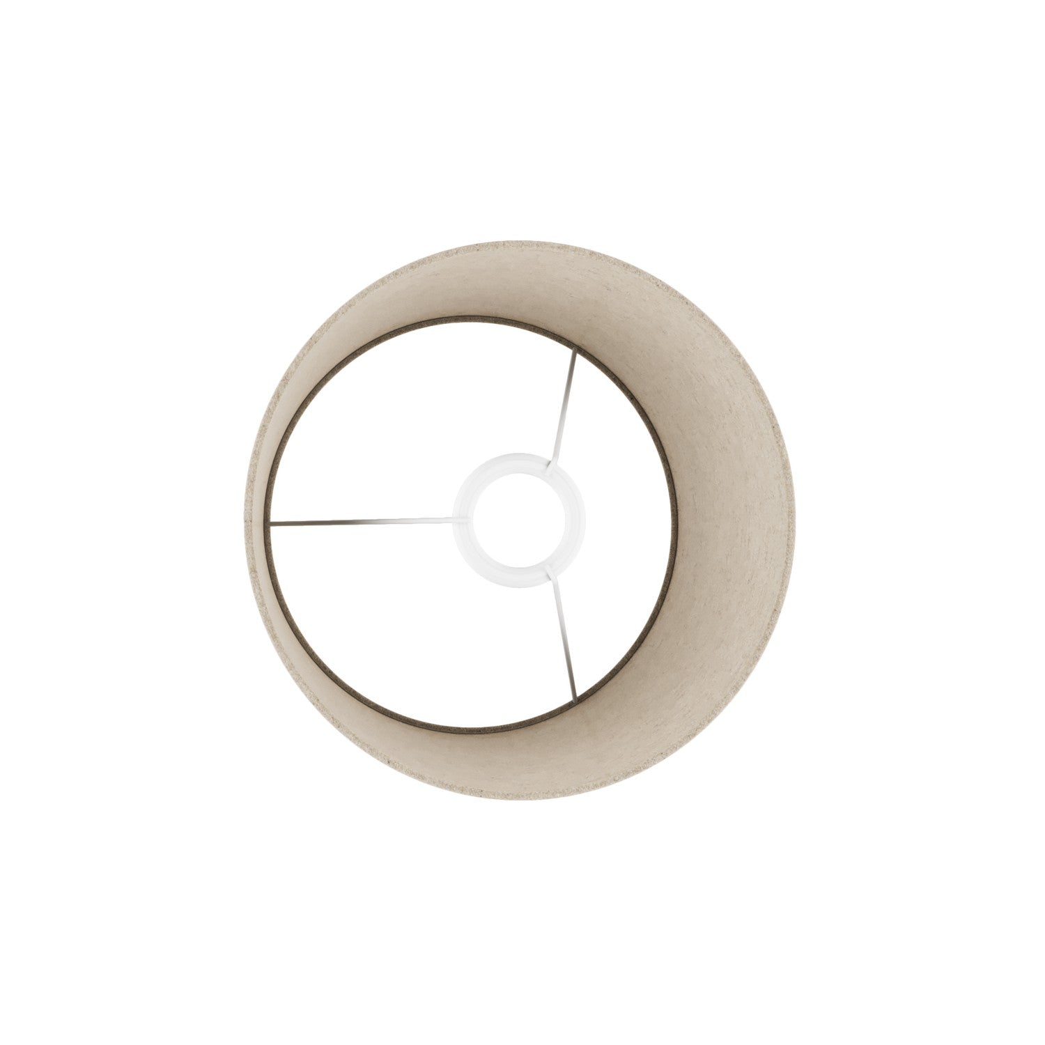 Paralume Athena con attacco E27 per lampada da tavolo o da terra - Made in Italy - Lana Beige