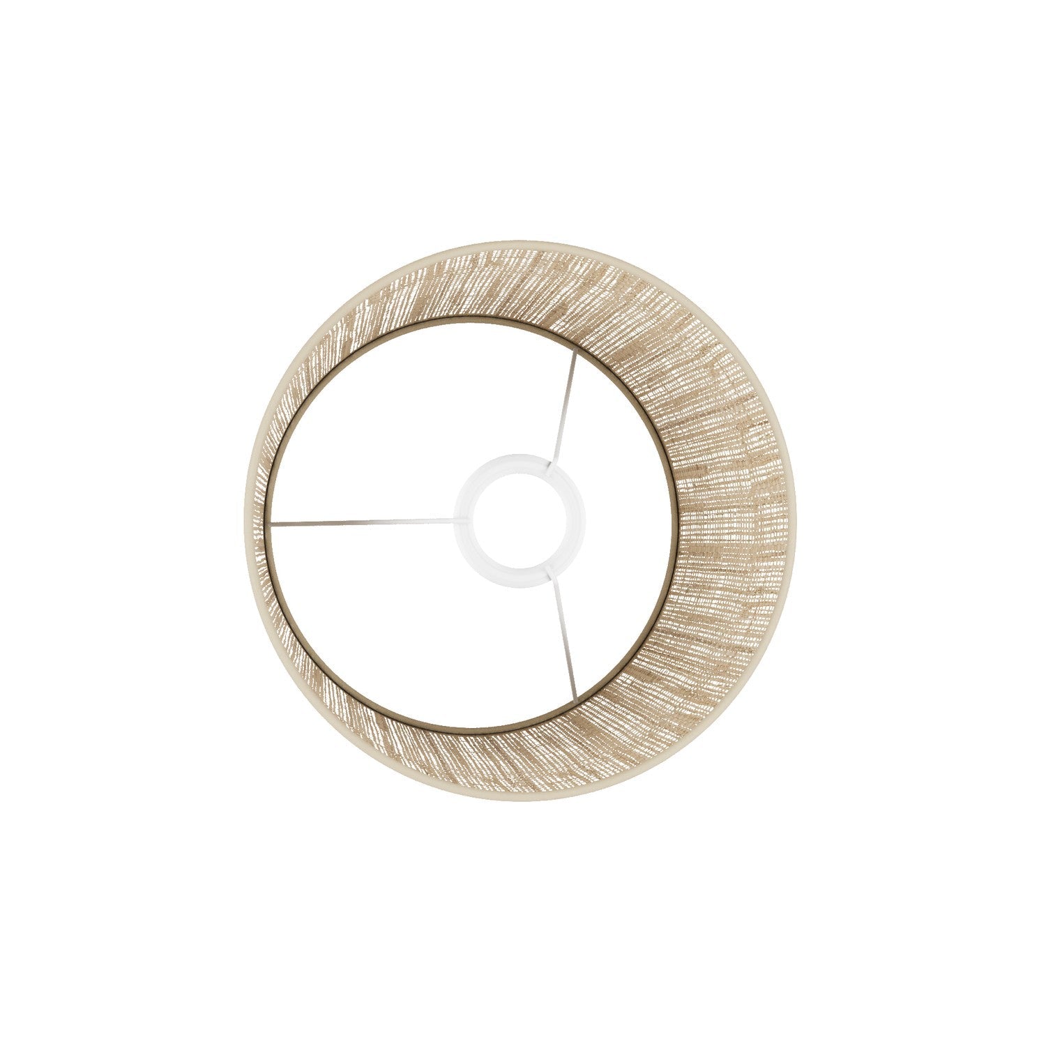 Paralume Athena con attacco E27 per lampada da tavolo o da terra - Made in Italy - Raphia