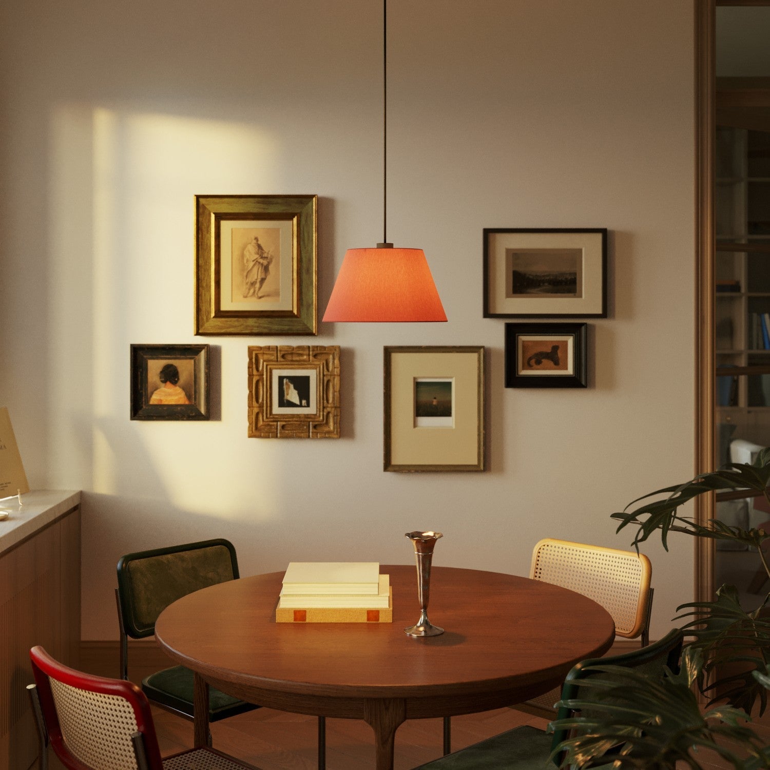 Paralume Impero M per sospensione con attacco E27 - Made in Italy - Cinette Aragosta