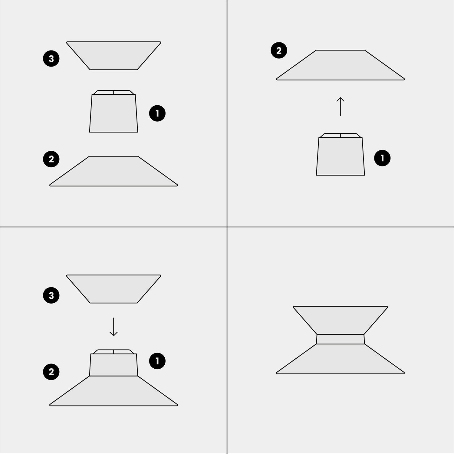 Paralume in tessuto Clessidra Cinette verde pistacchio - Made in Italy Arenal sabbia