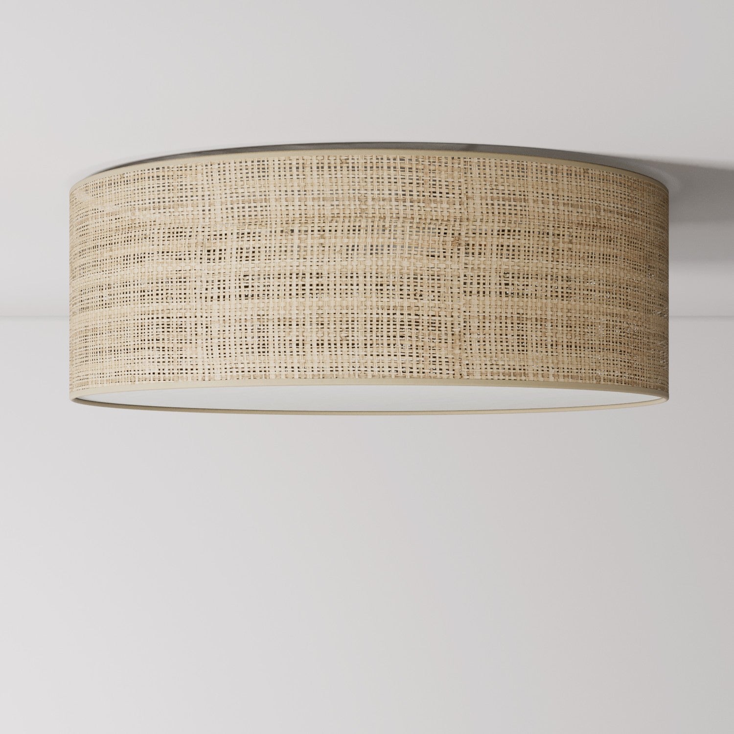 Plafoniera in tessuto Large - Made in Italy - Raphia