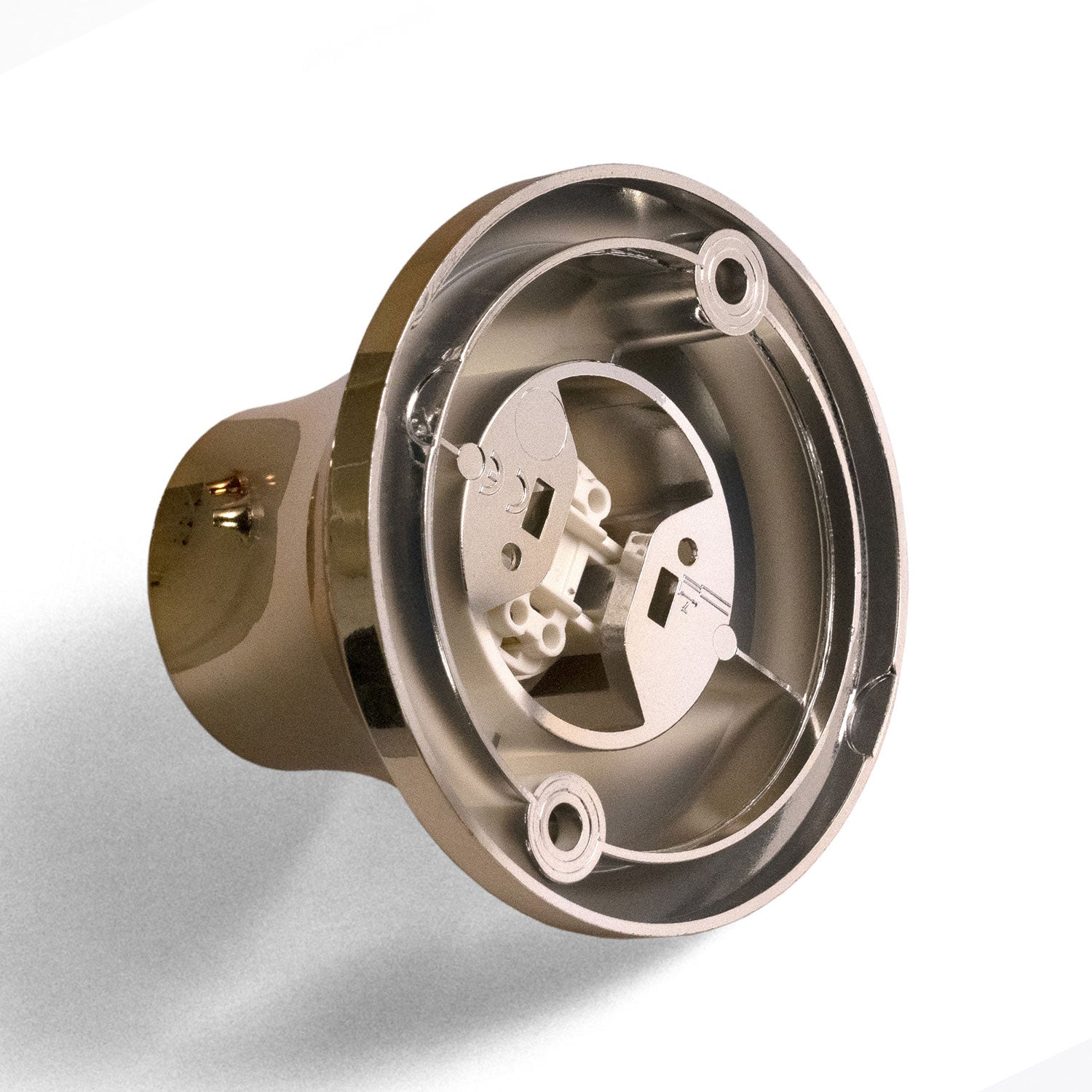 Portalampada metallizzato E27 a parete o soffitto - Oro