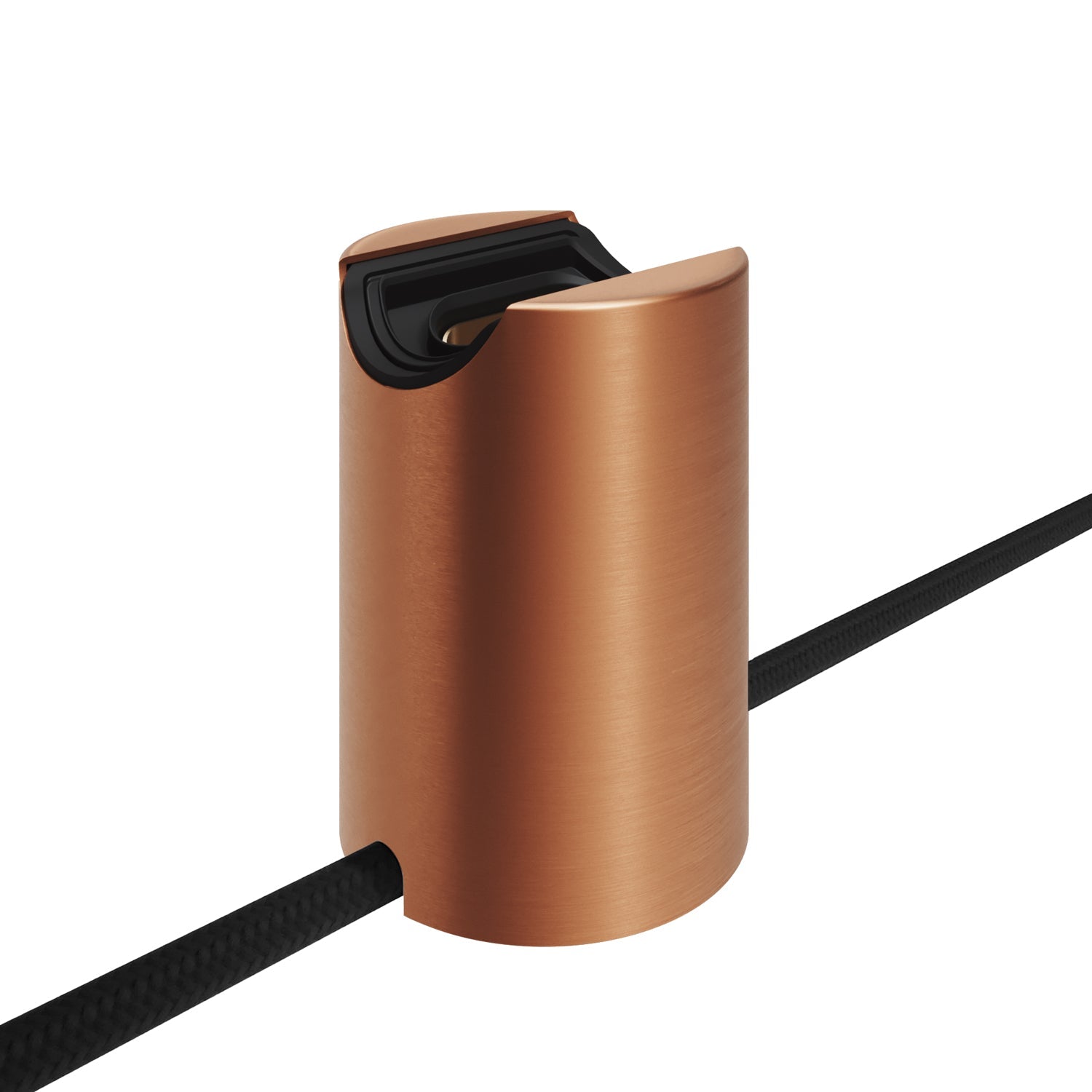 Portalampada S14d Spostaluce in metallo da parete o soffitto - Rame satinato