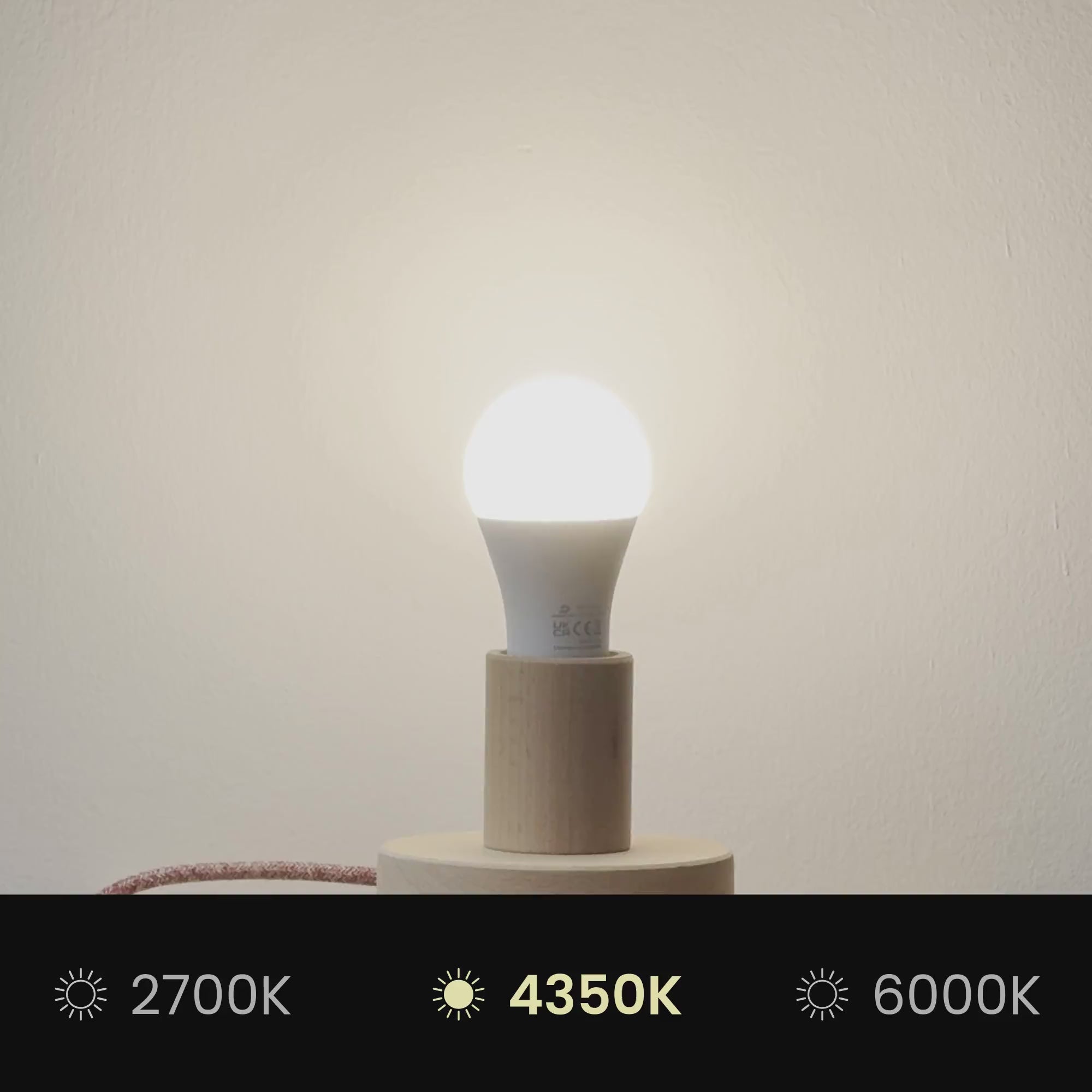 Load video: Ventola wall light with fabric lampshade - Made in Italy - Arenal Cenere