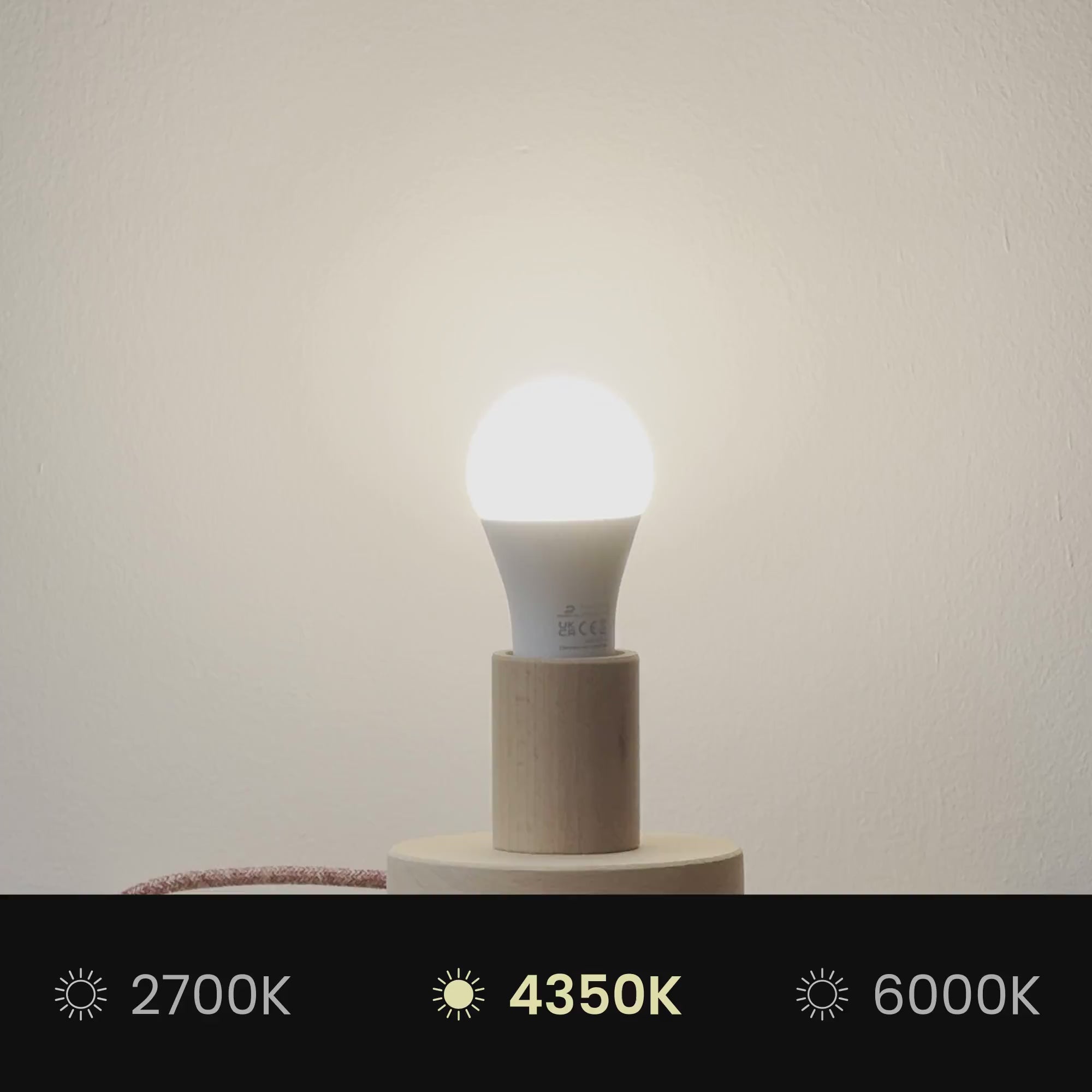 Load video: Impero Lampshade S with E27 fitting for table lamp or wall lamp - Made in Italy - Teletta Mandarin