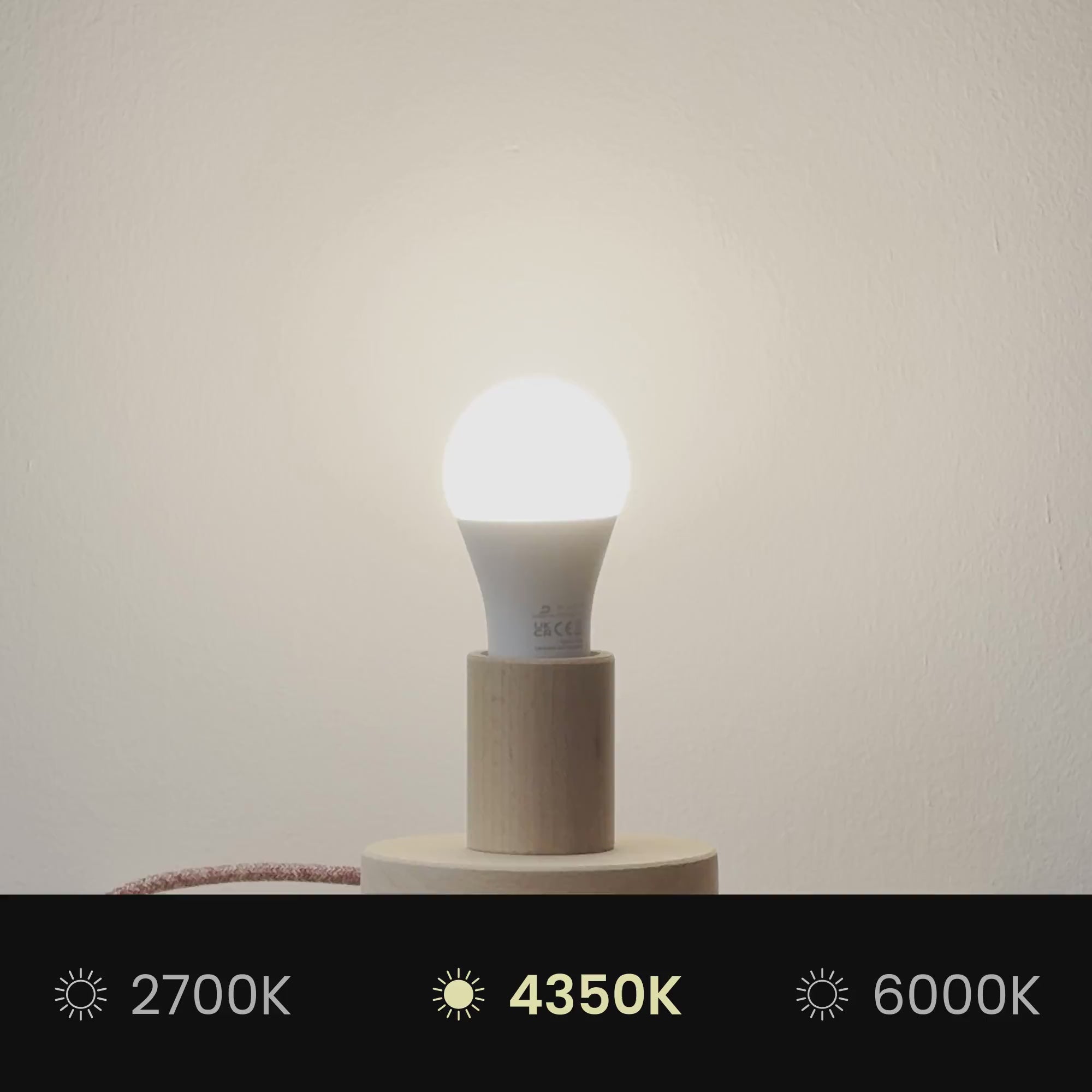 Load video: Impero M lampshade in fabric for floor lamp with E27 fitting - Made in Italy - Light Gray Wool